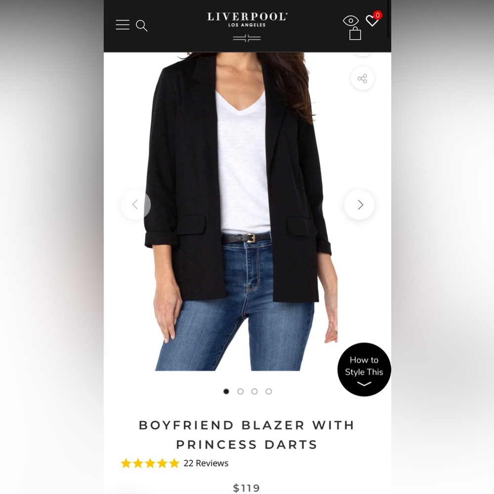 Liverpool Boyfriend Blazer